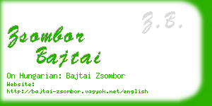 zsombor bajtai business card